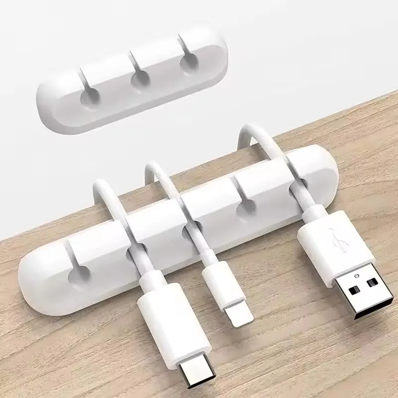 Desk Accessories - Organizador de Cabos USB de Silicone,