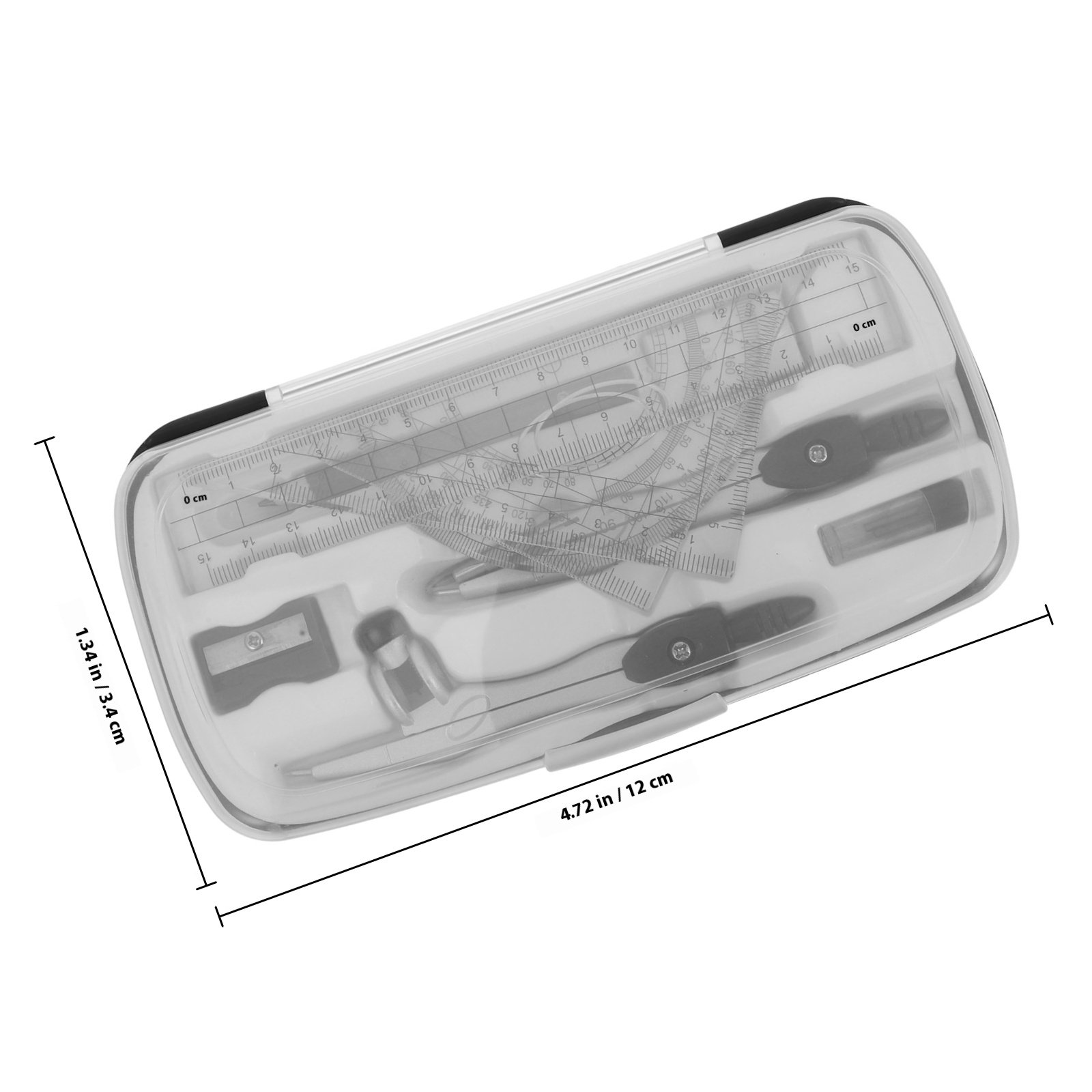 1 conjunto de instrumentos de  - Math Geometry Set With Compass avaliação e preço