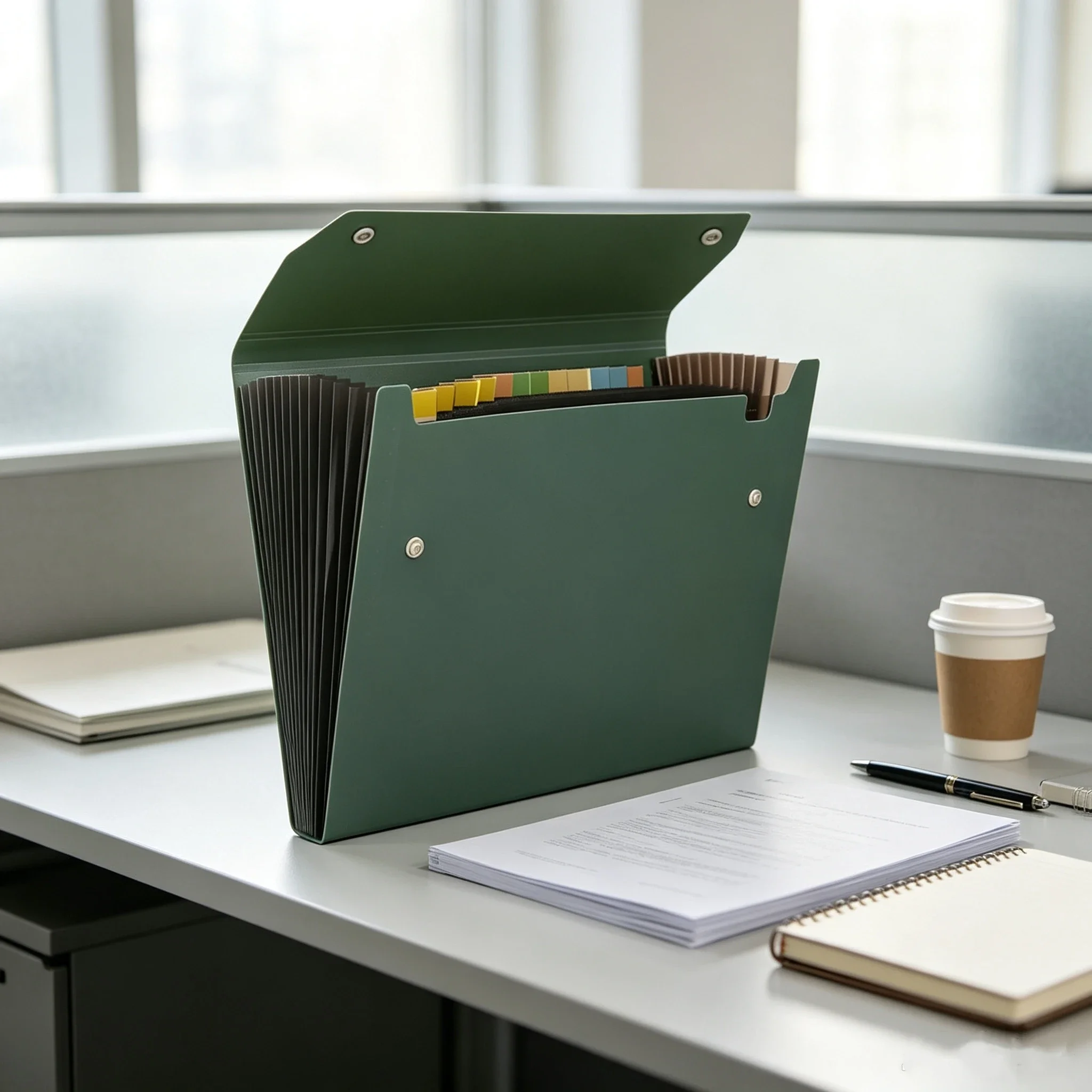 Organizador de arquivos expans - Expandable Accordion File Folder 13 Pockets avaliação e preço