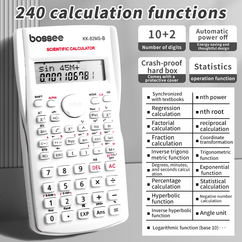 Calculadora Científica com 240 - Scientific Calculator For Secondary School avaliação e preço