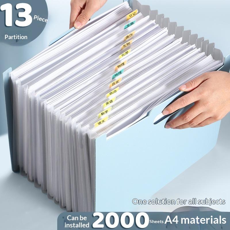 Pasta de arquivo expansível ti - Expandable Accordion File Folder 13 Pockets avaliação e preço