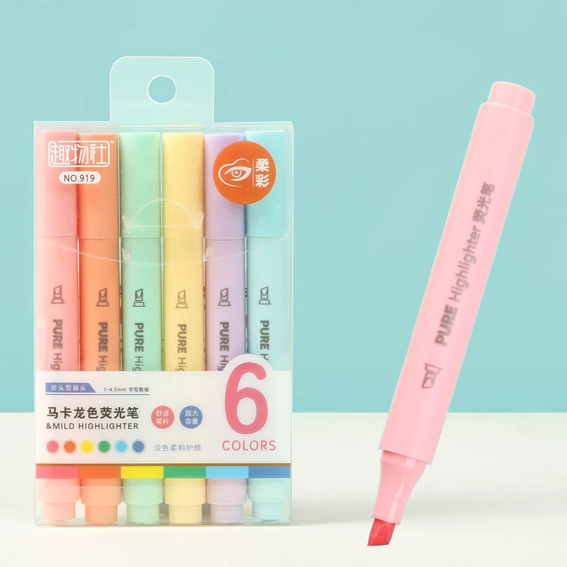 Canetas iluminadoras pastel de - Pastel Highlighter Set Double Ended avaliação e preço