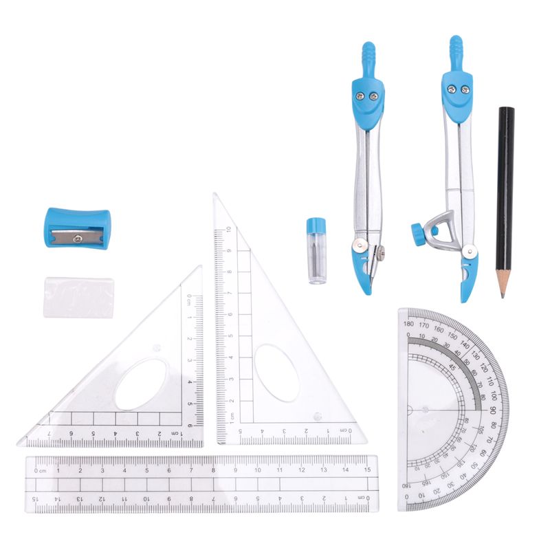 Conjunto de Compasso Geométric - Math Geometry Set With Compass avaliação e preço