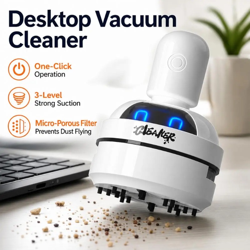 Aspirador de Pó de Mesa Mini P - Mini Desktop Vacuum Cleaner For Eraser Dust avaliação e preço
