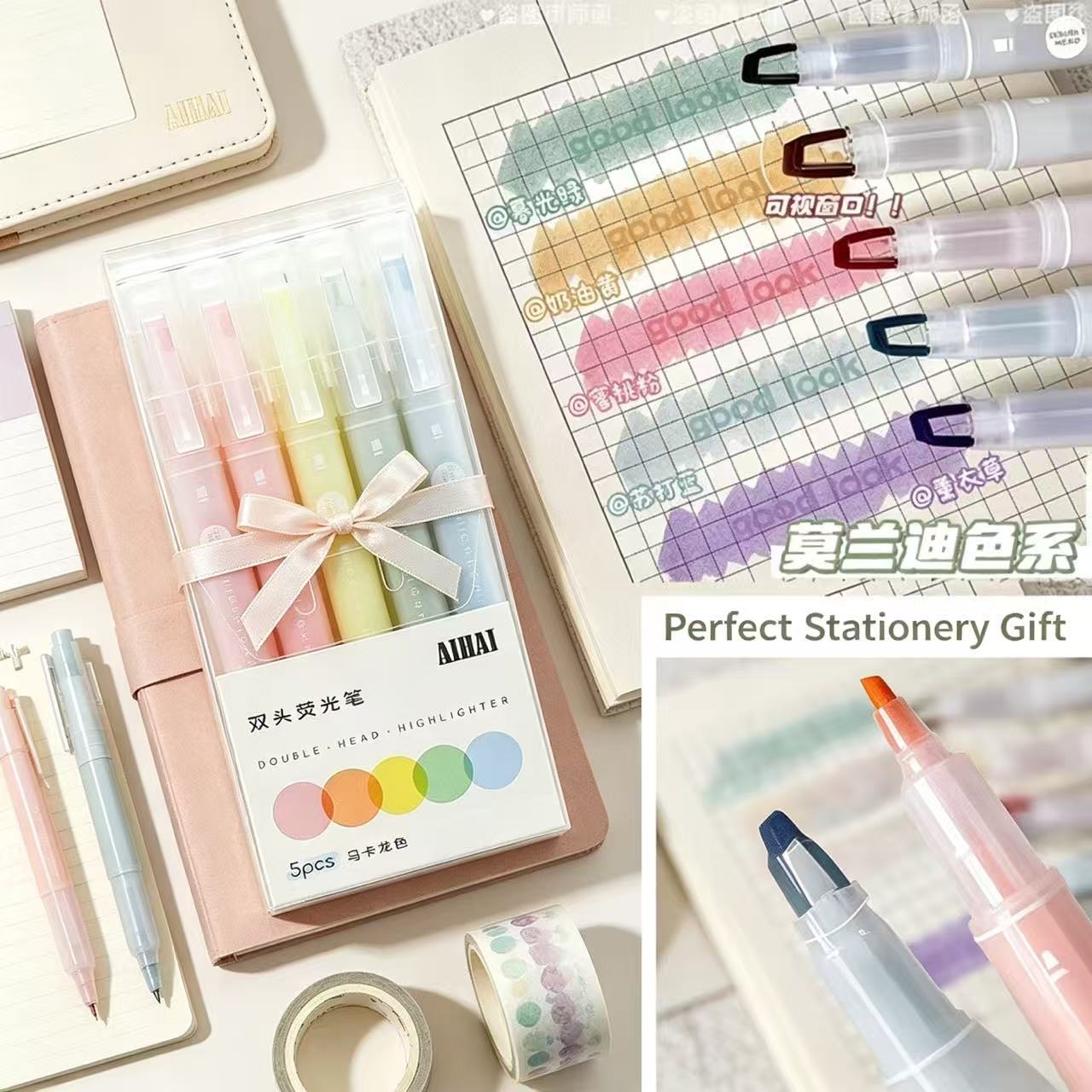 Conjunto de 5-25 cores de cane - Pastel Highlighter Set Double Ended avaliação e preço